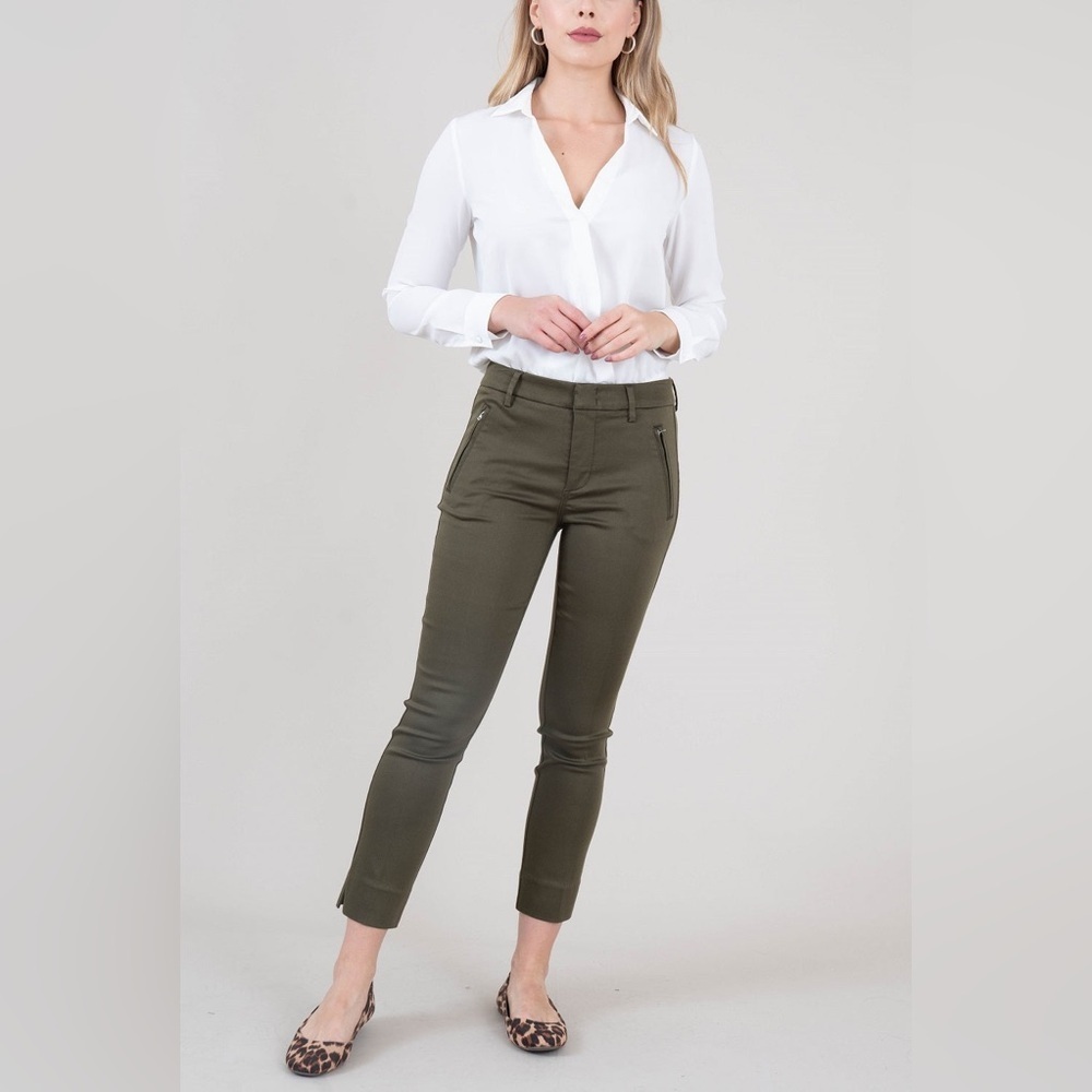 Anthropologie Level 99 Sage Green Trouser Pants Size 26
